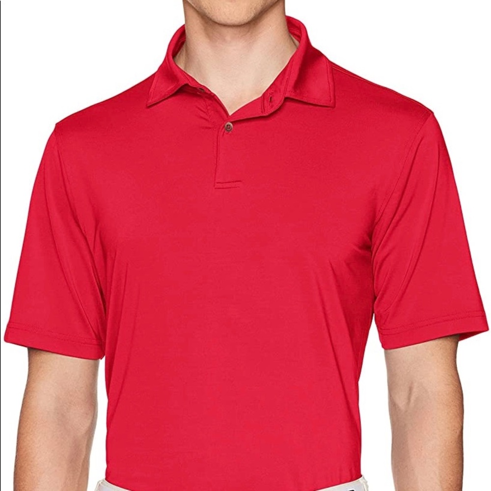 NWT! Fairway & Greene Solid Red Polo